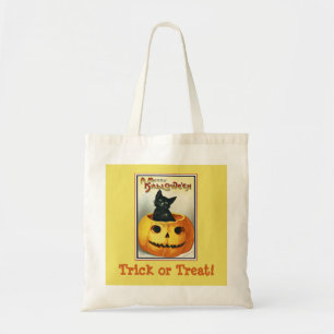 Sac de Trick or Treat Black Cat & Jack O Lantern