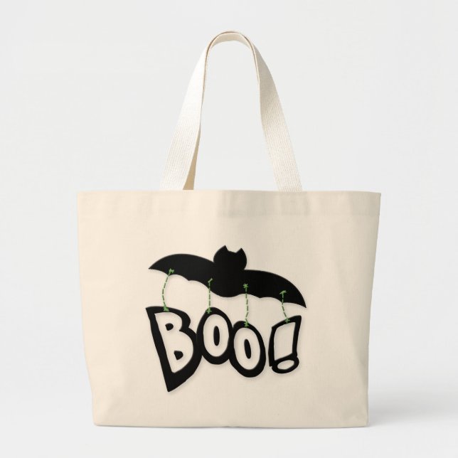 Sac de trick or treat Halloween fantôme (Devant)