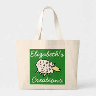 Sac de tricot de dessin animé de mouton Créations