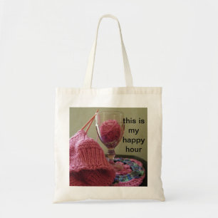 Sac de tricotage d'heure heureuse