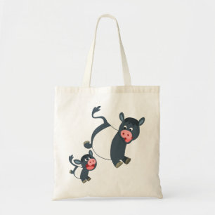 Sac de vache et de veau en peluche joli