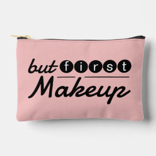 Sac de voyage de maquillage rouge corail vintage f
