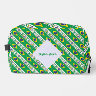 Sac de voyage personnalisé avec drapeau du Brésil 