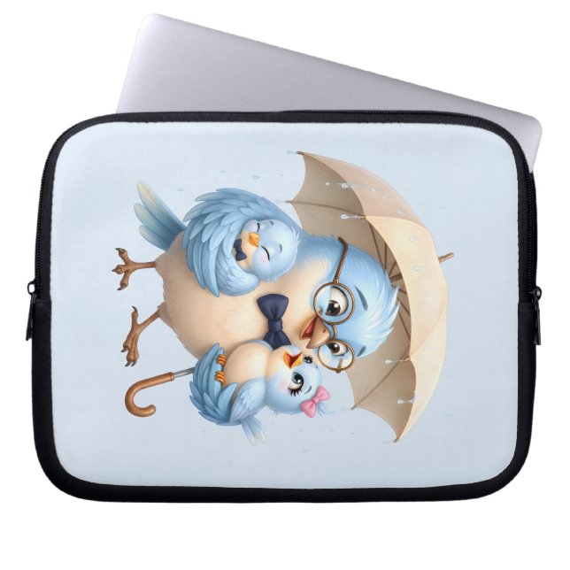 Sac de voyage pour électronique Papa Oiseau (Devant)