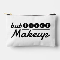 Sac de voyage pour maquillage blanc et noir fantai