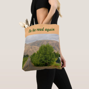 Sac de voyage, scène de la nature, vos propres mot