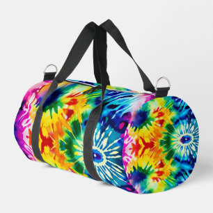 Sac de week-end vibrant Kit de sport Tie Dye
