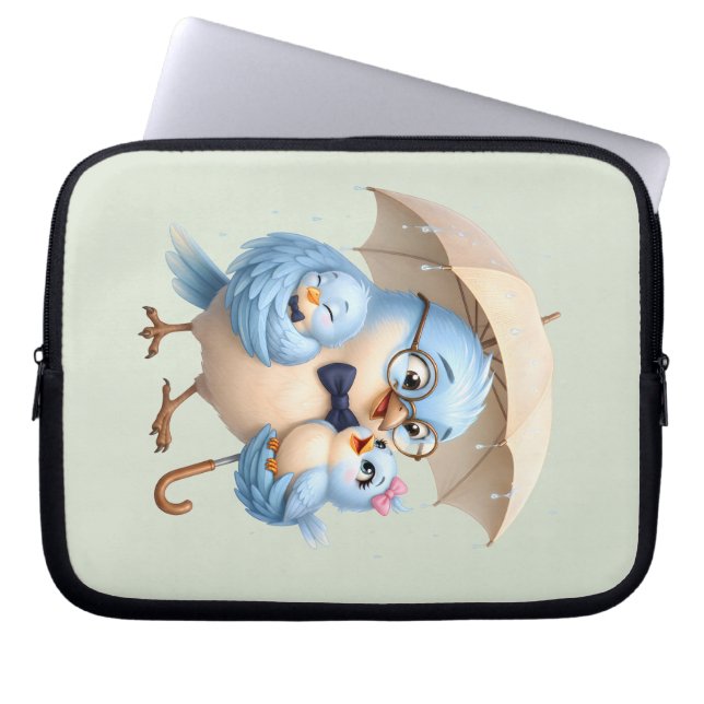 Sac d'électronique de la famille Papa Oiseau (Devant)