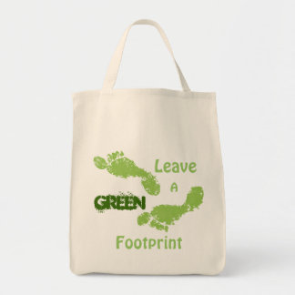 Sac d'empreintes vertes