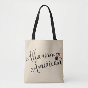 Sac d'épicerie albanais américain Entwin Hearts