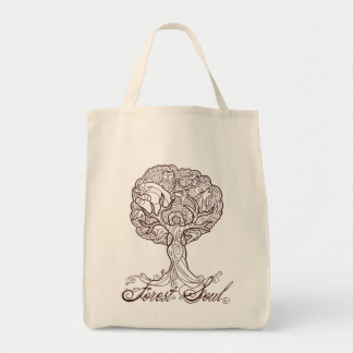 Sac d'épicerie d'âme de forêt