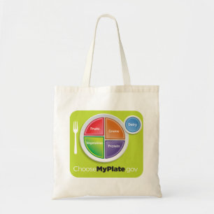 Sac d'épicerie de MyPlate - vert