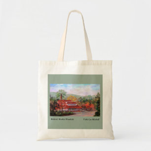 Sac d'épicerie de toile de Woodside du marché de