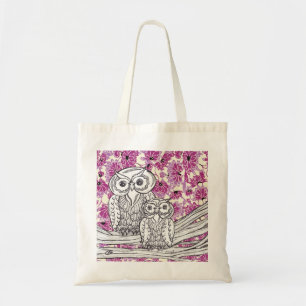 Sac d'épicerie des hiboux 7 de papier chinois