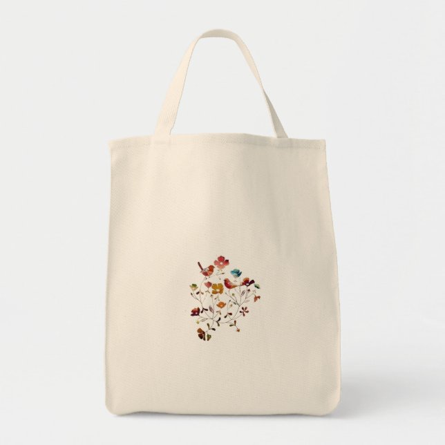 Sac d'épicerie d'oiseaux (Devant)