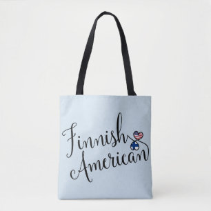 Sac d'épicerie finlandais American Entwin Hearts