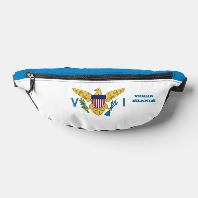 Sac des îles Vierges, patriotes, drapeau des îles  (Poser)