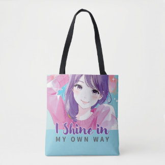 Sac design d'inspiration Anime avec Note expressiv