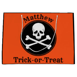 Sac d'Halloween croisé personnalisé