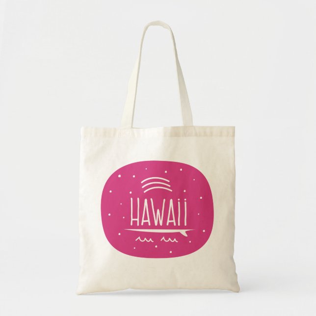 Sac "d'Hawaï de planche de surf d'arc-en-ciel" (Devant)