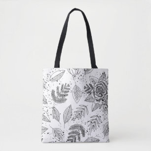 Sac d'impression noir et blanc II