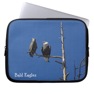Sac d'ordinateur portable Bald Eagles