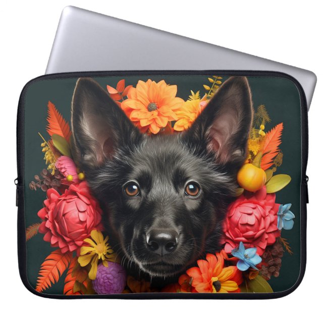 Sac d'ordinateur portable de chien berger allemand (Devant)