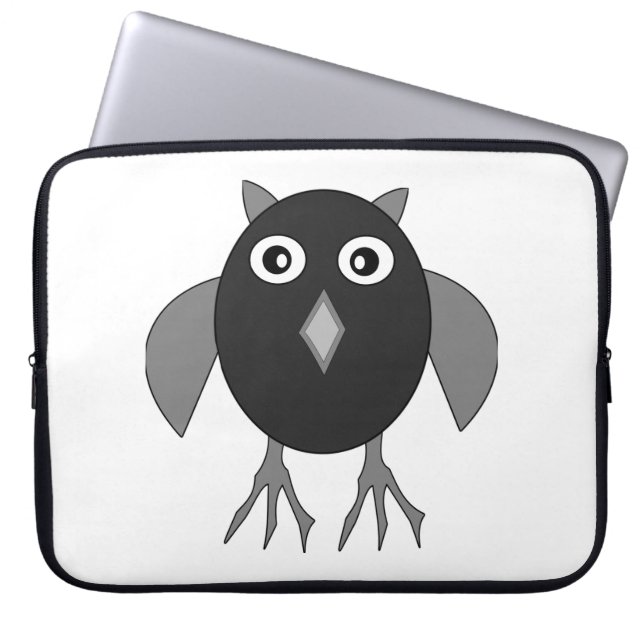 Sac d'ordinateur portable de la Chouette d'Hallowe (Devant)