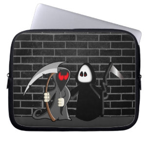 Sac d'ordinateur portable de la mort de faucheuse