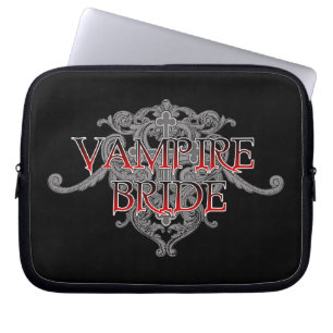 Sac d'ordinateur portable de mariée Vampire