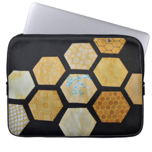 Sac d'ordinateur portable de reine des abeilles
