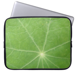 Sac d'ordinateur portable feuille de Nasturtium
