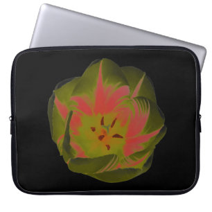 Sac d'ordinateur portable gothique rouge Tulip