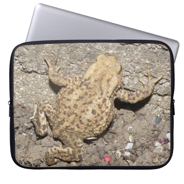 Sac d'ordinateur portable mignon en crapaud (Devant)