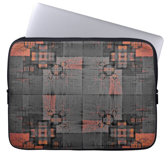 Sac d'ordinateur portable Orange et Grey Crossroad (Devant)