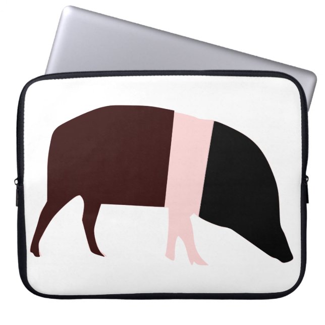 Sac d'ordinateur portable pour cochon de selle (Devant)