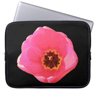 Sac d'ordinateur portable Tulip rose