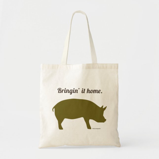 Sac drôle de marché de lard (Devant)
