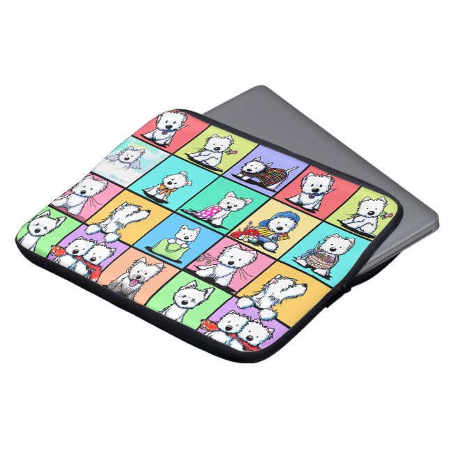 Sac Electronics Commémoratif KiniArt Westie (Devant haut)