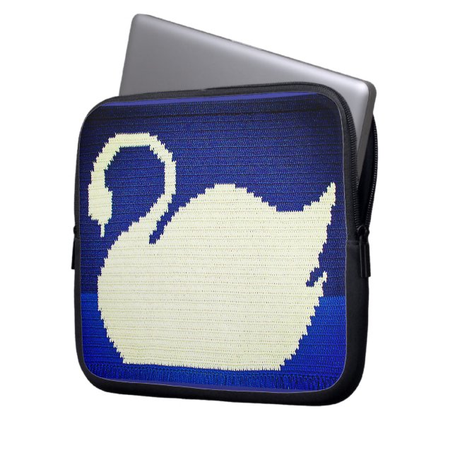 Sac électronique à crochet d'artiste du cygne blan (devant gauche)