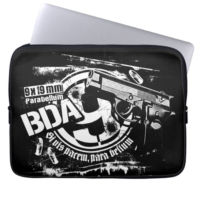 Sac électronique à manches d'ordinateur BDA 9 (Devant)