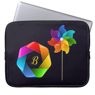 Sac électronique à moulinet monogrammé