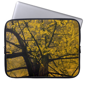 Sac Électronique Automne Jaune Peinture Arbre