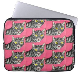 Sac électronique chat tigré