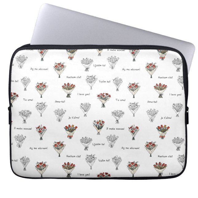 Sac électronique de bouquet de fleurs (Devant)