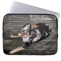 Sac électronique de chien berger australien beau
