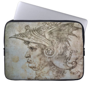 Sac électronique de guerrier casqué de Leonardo
