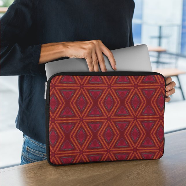 Sac électronique diamant étoile abstrait orange ro (Créateur téléchargé)