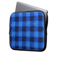 Sac électronique d'impression de Crochet bleu Plai