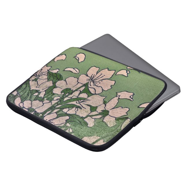 Sac électronique en fleurs roses (Devant haut)